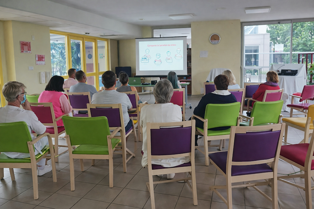 Formation collective en établissement EHPAD sur la gestion du stress et la récupération