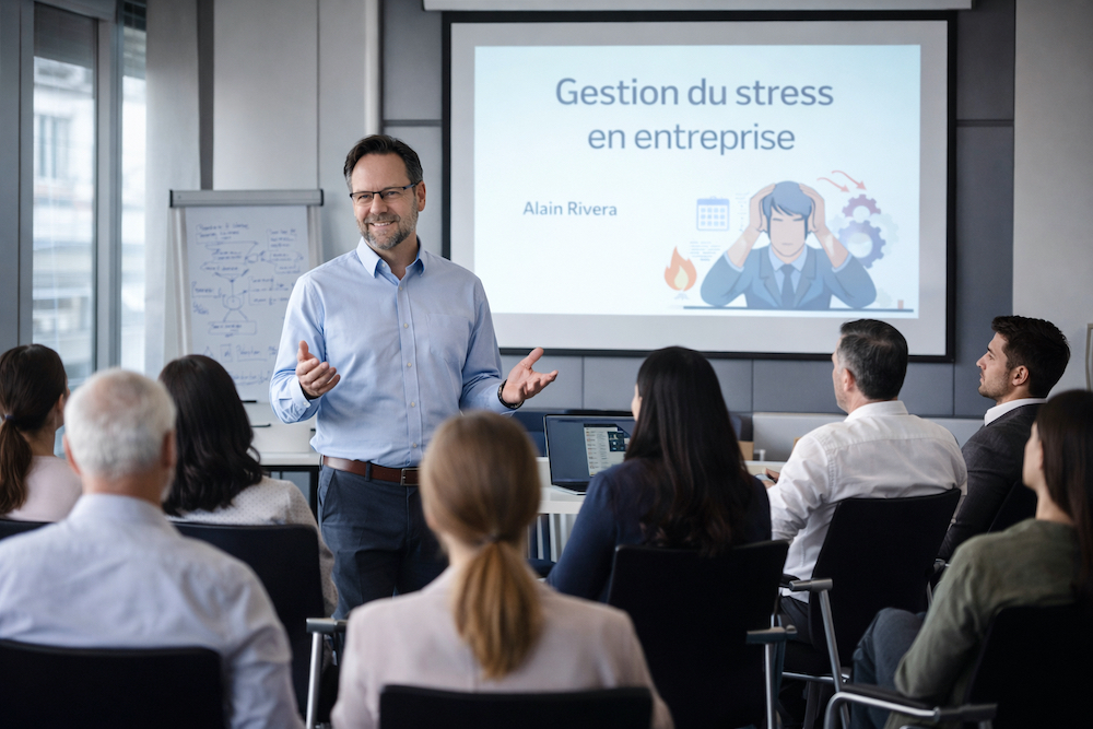 Intervention QVT en entreprise – gestion du stress et récupération